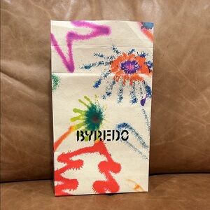 Byredo S/M Luxury Holiday 2025 Vibrant Art Paper Bag W/Seal Closure